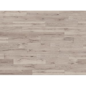 Bodenfliese Durmast Grau in Holzoptik, 20x120 cm, aus Feinsteinzeug für Innen- und Außenbereiche.