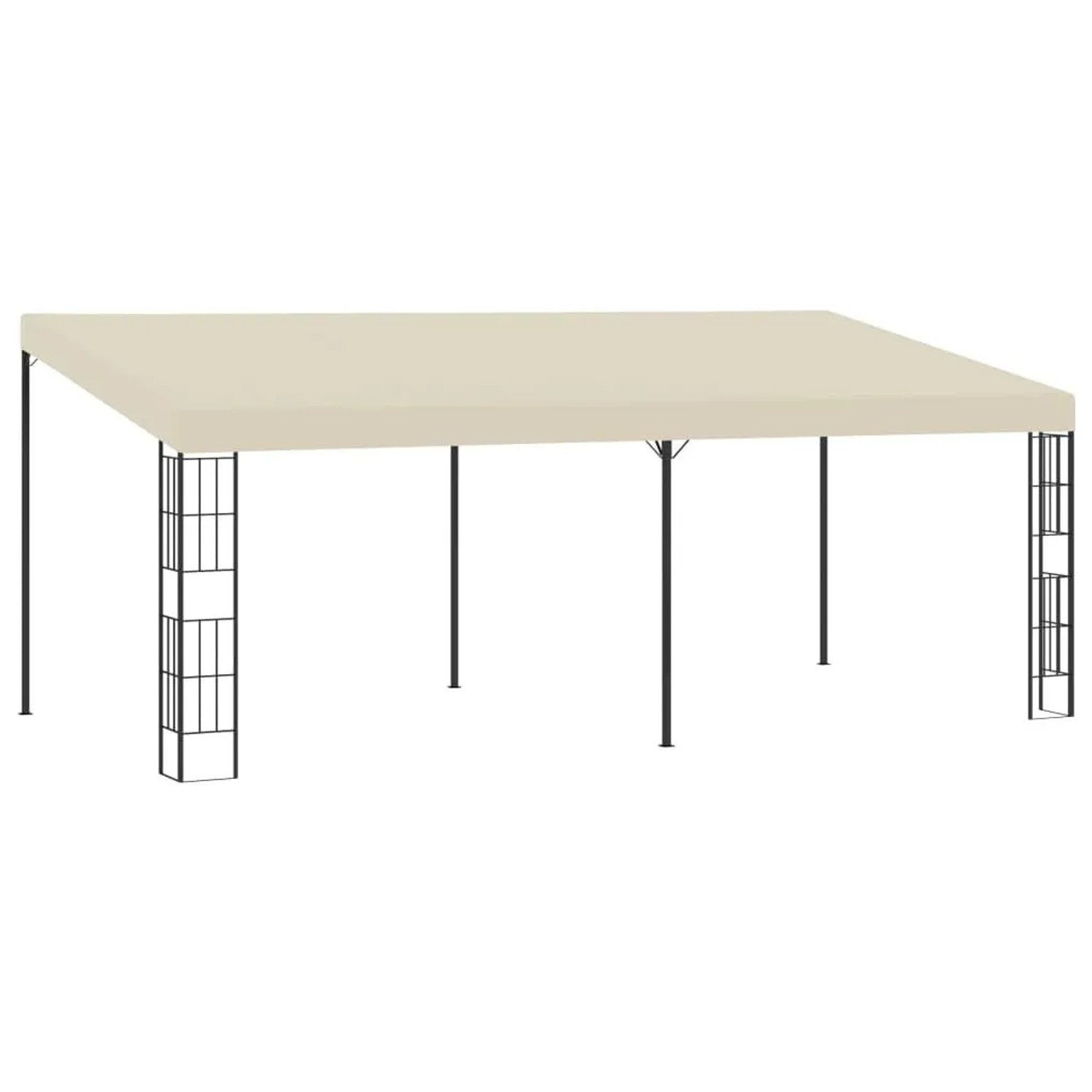 vidaXL Wand-Pavillon 3x6 m Creme Stoff 47989