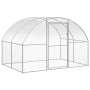 vidaXL Hühnerstall 3x2x2 m aus verzinktem Stahl mit wasserfestem Dach.