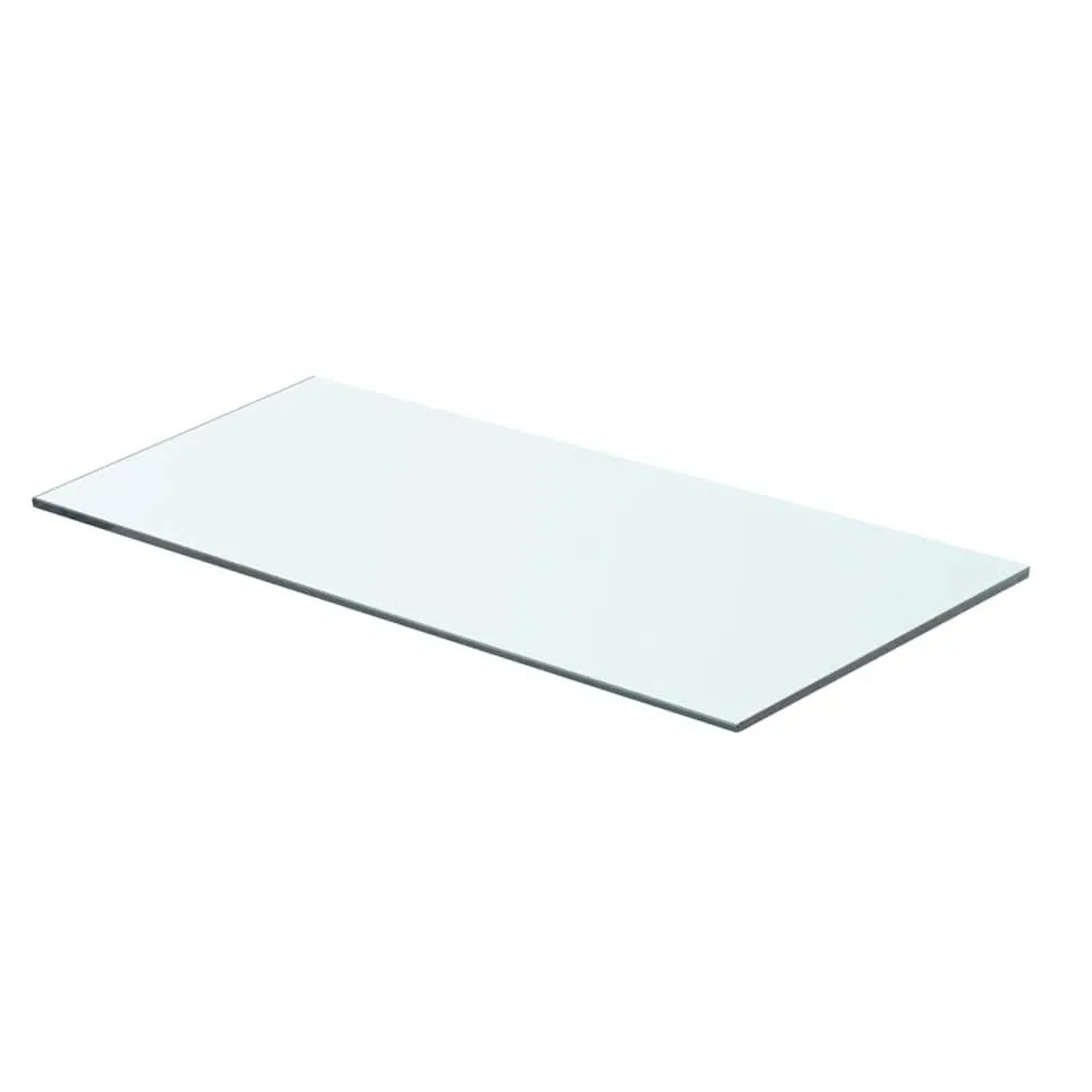 vidaXL Regalboden Glas Transparent 60x25 cm 243825