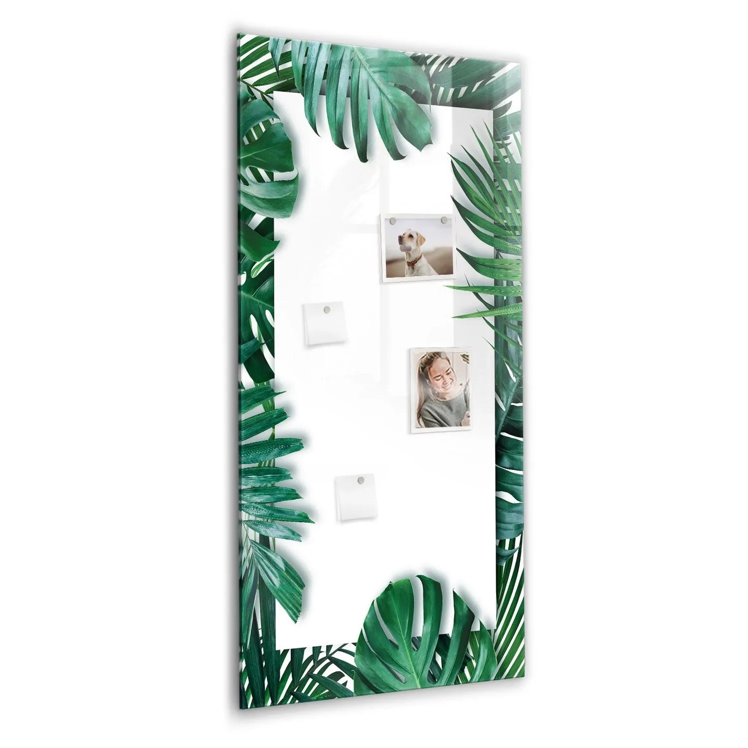 Tulup Magnettafel Beschreibbar Monstera Rahmen 60x120 cm Magnettafel Küche günstig online kaufen