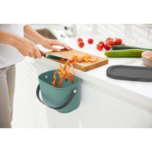 Rotho Bioabfallbehälter Albula 3,2 l Mistletoe Green