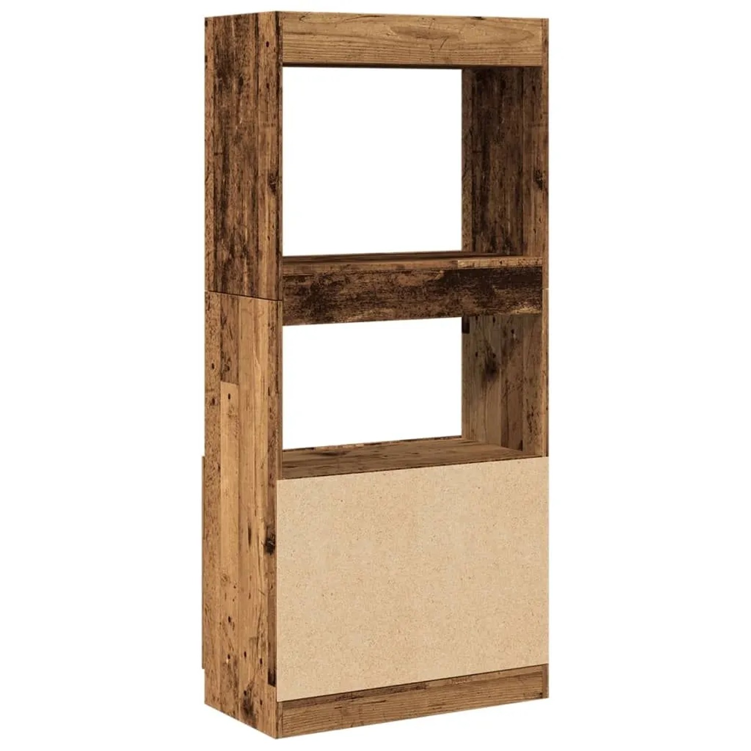 vidaXL Highboard Altholz-Optik 63x33x140 cm Holzwerkstoff 855113_7