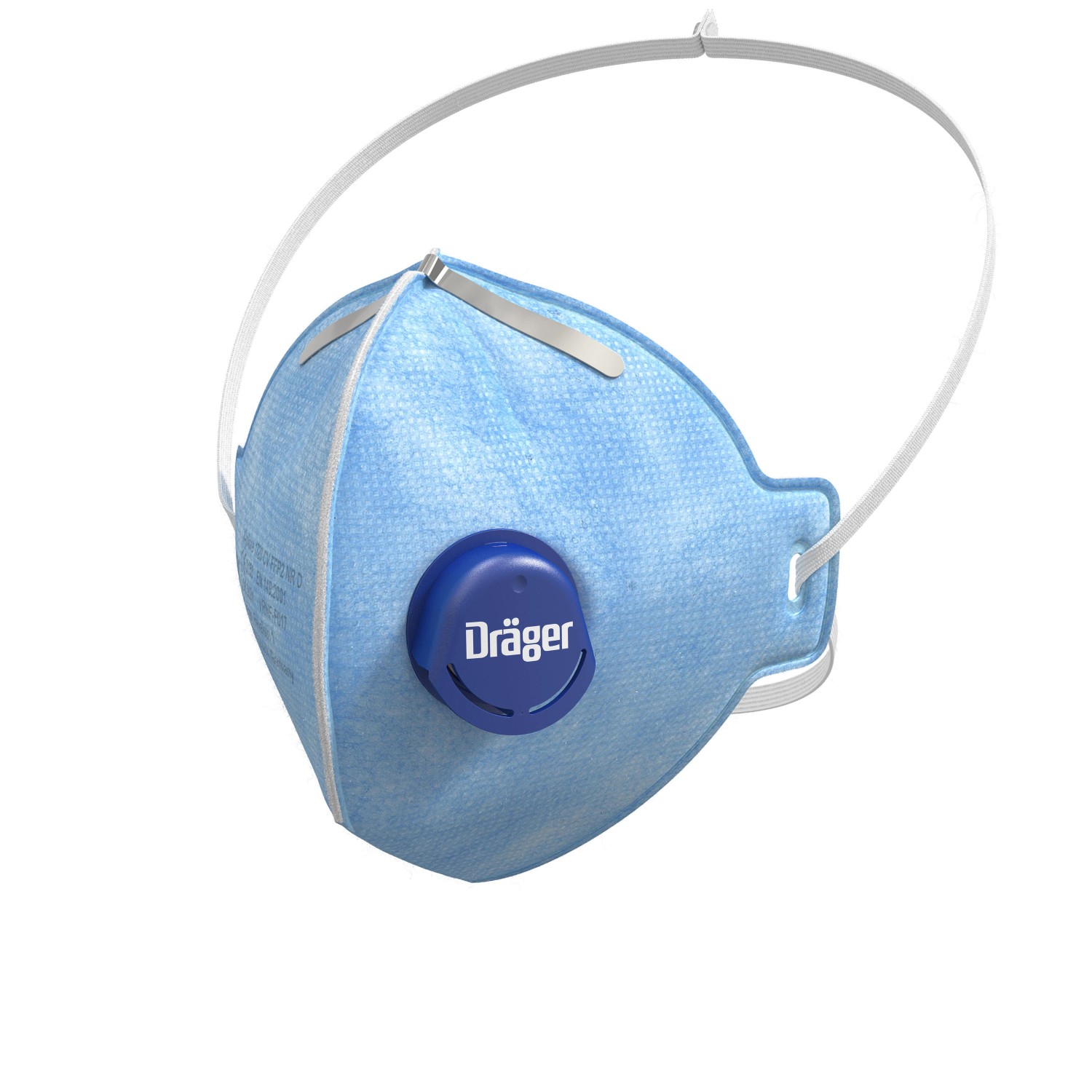 Dräger X-plore 1720 V FFP2 Staubmaske blau mit Ventil, 10er-Pack für Atemschutz.
