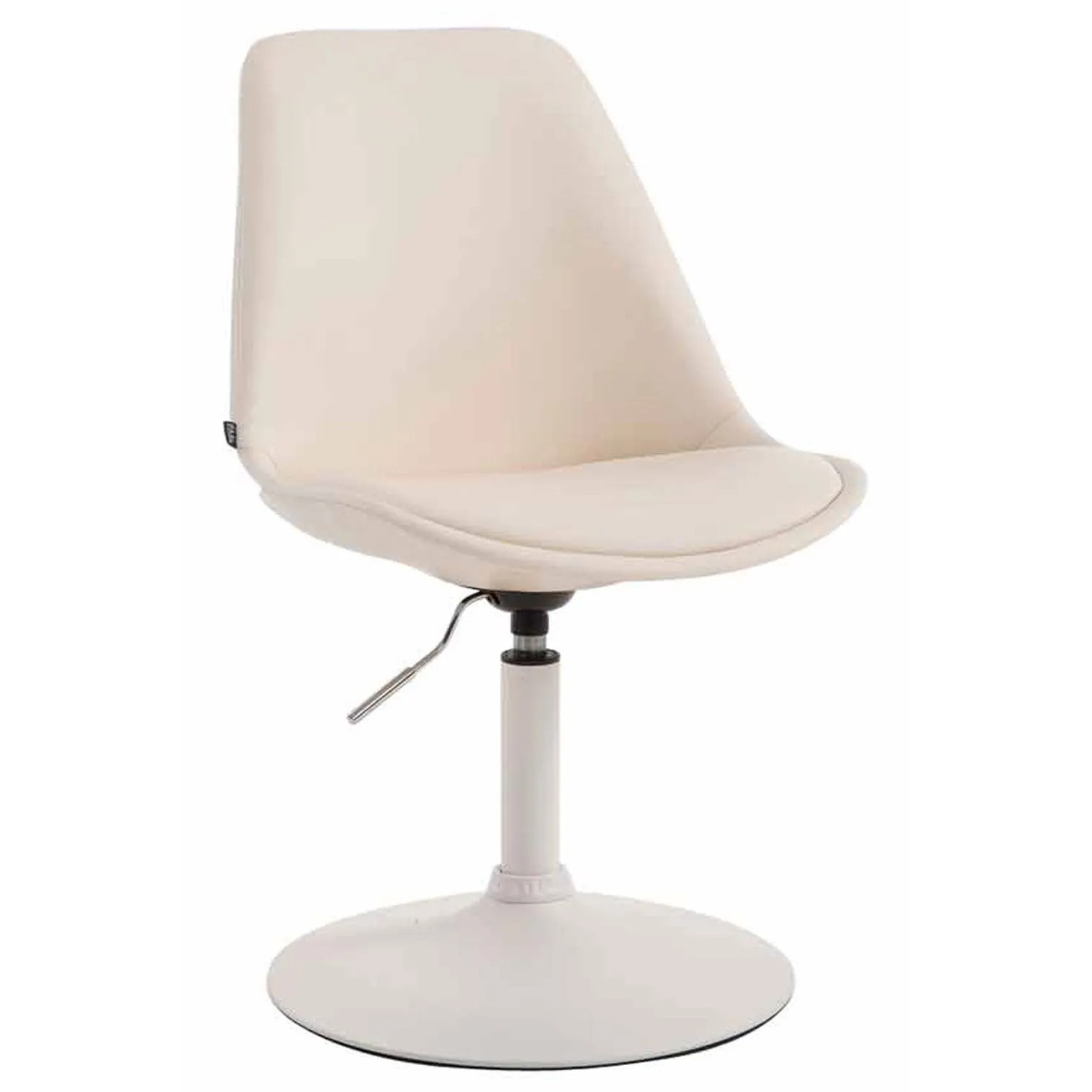 CLP Esszimmerstuhl Maverick Kunstleder Creme/Weiß