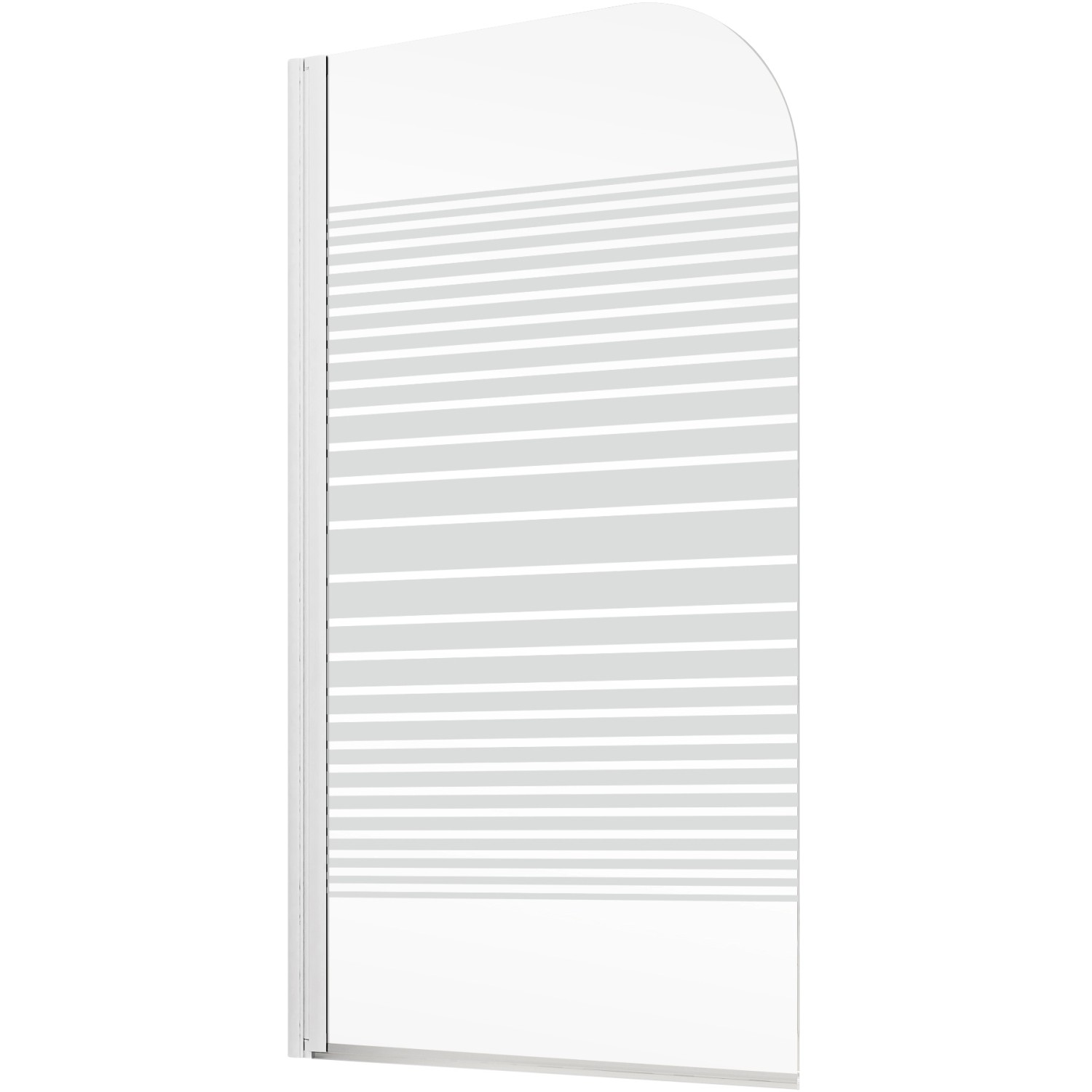 Schulte ExpressPlus Badewannenaufsatz mit Querstreifen, 140x80cm, Alpinweiß