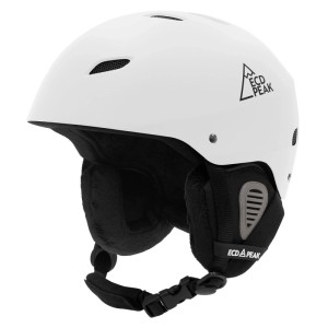 ECD Germany Skihelm für Herren und Damen Snowboardhelm Robust Schwarz Weiß M 55-58 cm mit Belüftungssystem und Skibrillenhalter
