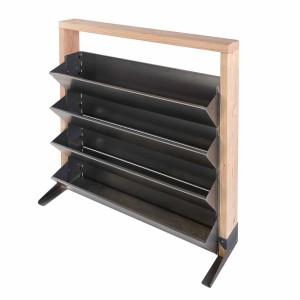 Bellissa Vertikales Hochbeet Inalto M4 mit 4 Pflanzkästen aus Douglasie und verzinktem Stahl.