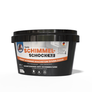 Tonis SCHIMMELSCHOCK Anti-Schimmel-Farbe 4,5 L Weiß Wandfarbe