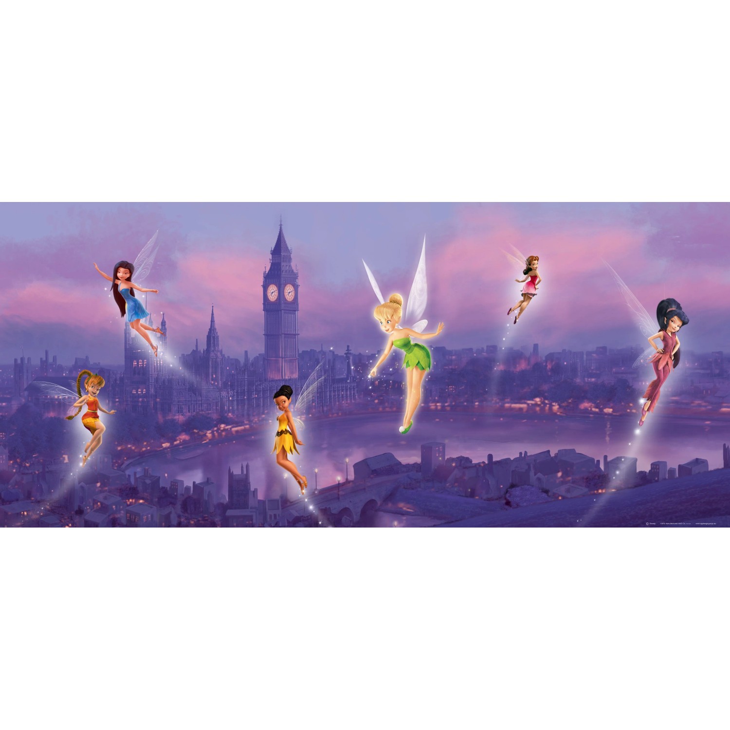Disney Poster Feen Lila 202 x 90 cm 600856 günstig online kaufen