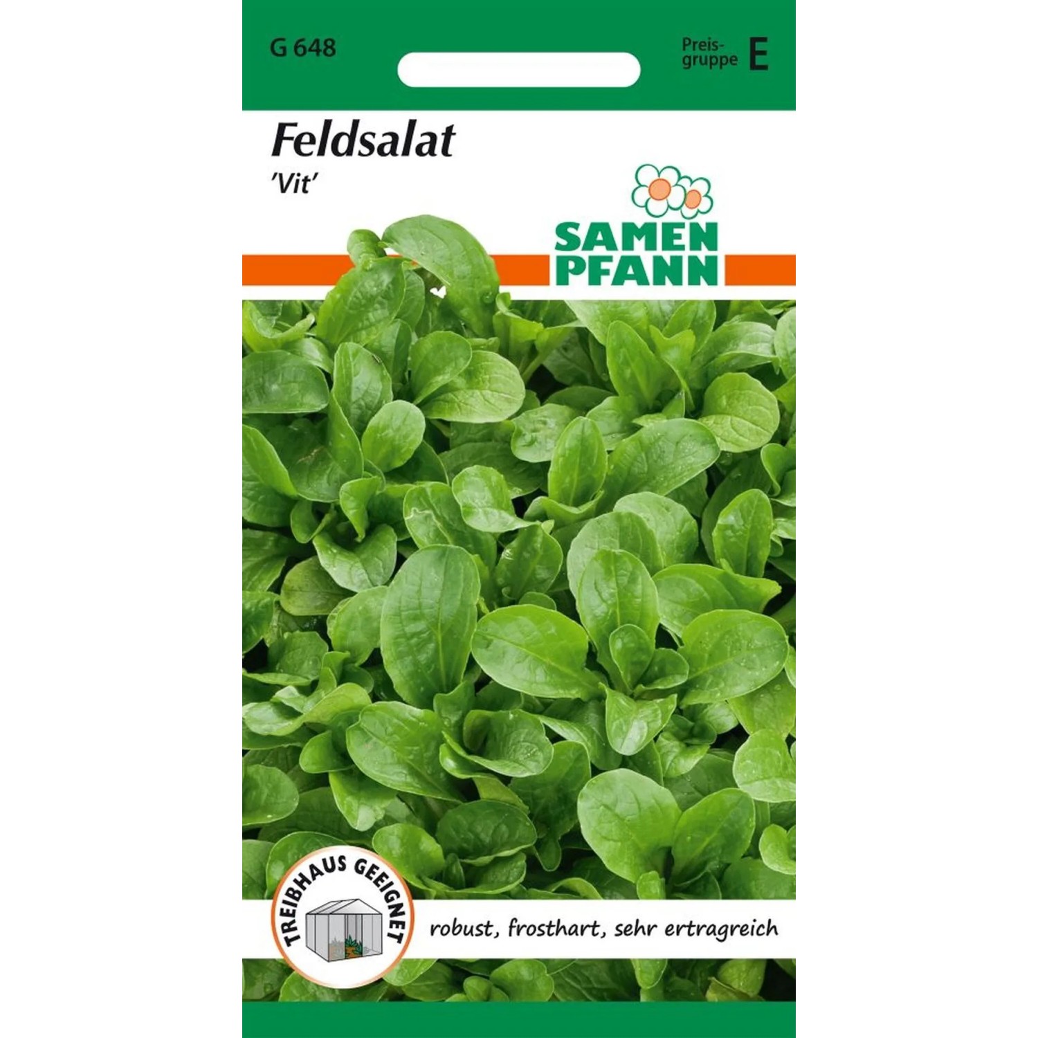 SAMEN PFANN Feldsalat Vit Kleinpackung