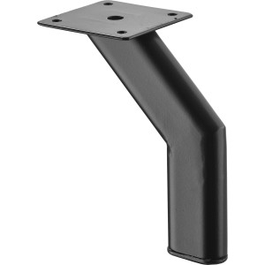 Hettich Möbelfuß Lipsia, 150 mm, Stahl schwarz, einzeln.