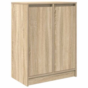 vidaXL Sideboard Sonoma-Eiche 57x34x76 cm Holzwerkstoff 861618