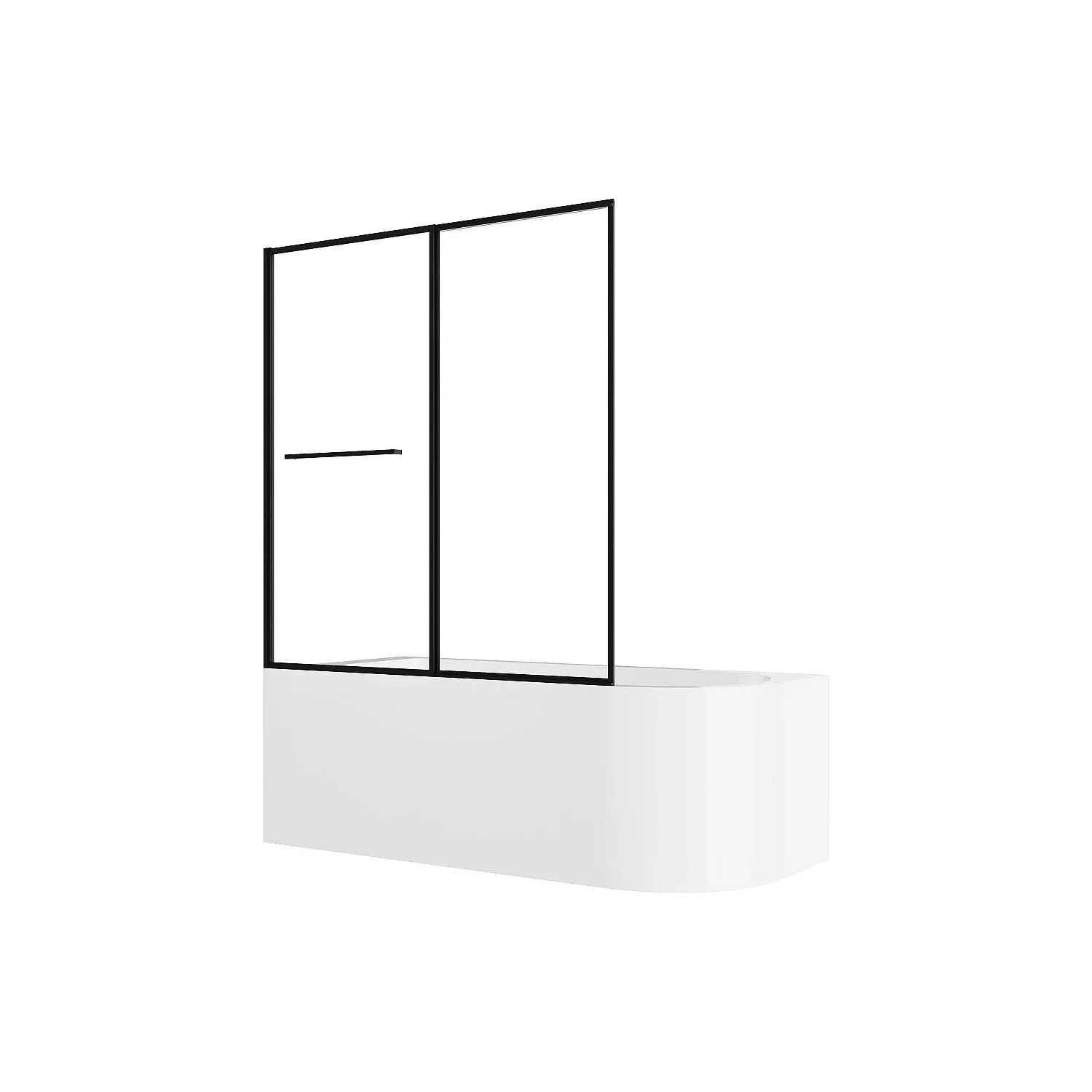 Vente-unique Duschbadewanne Anika Weiß 170 cm