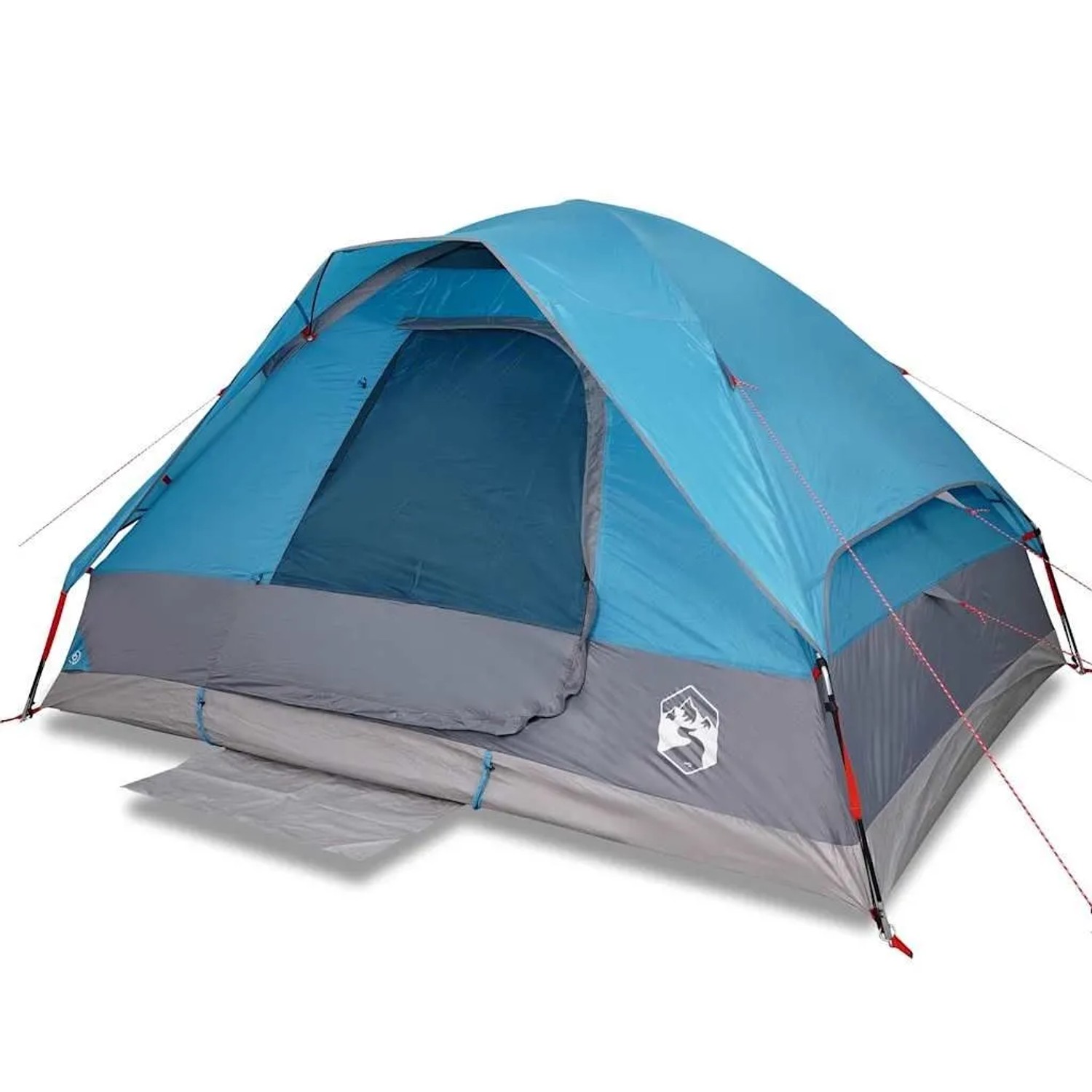 Furnicato Campingzelt Kuppelzelt Blau 214 X 150 X 115 Cm