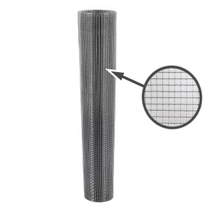 Aquagart Volierendraht, 40m x 1m, Maschenweite 6,3mm, verzinkt, als Zaun-Zubehör