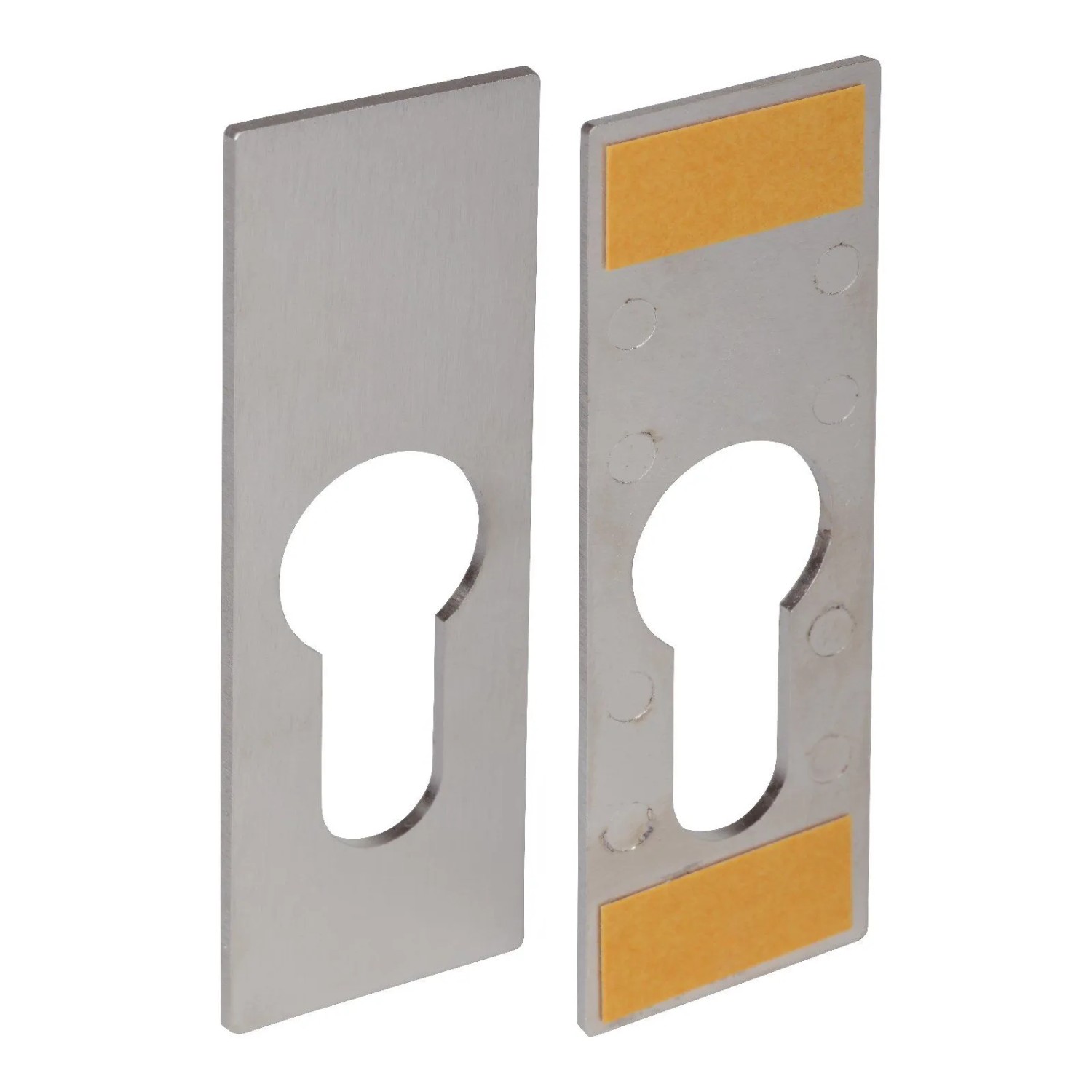 SOTECH JUNIE Rechteckige PZ Schloss Rosette 76 x 25 mm Zum Kleben