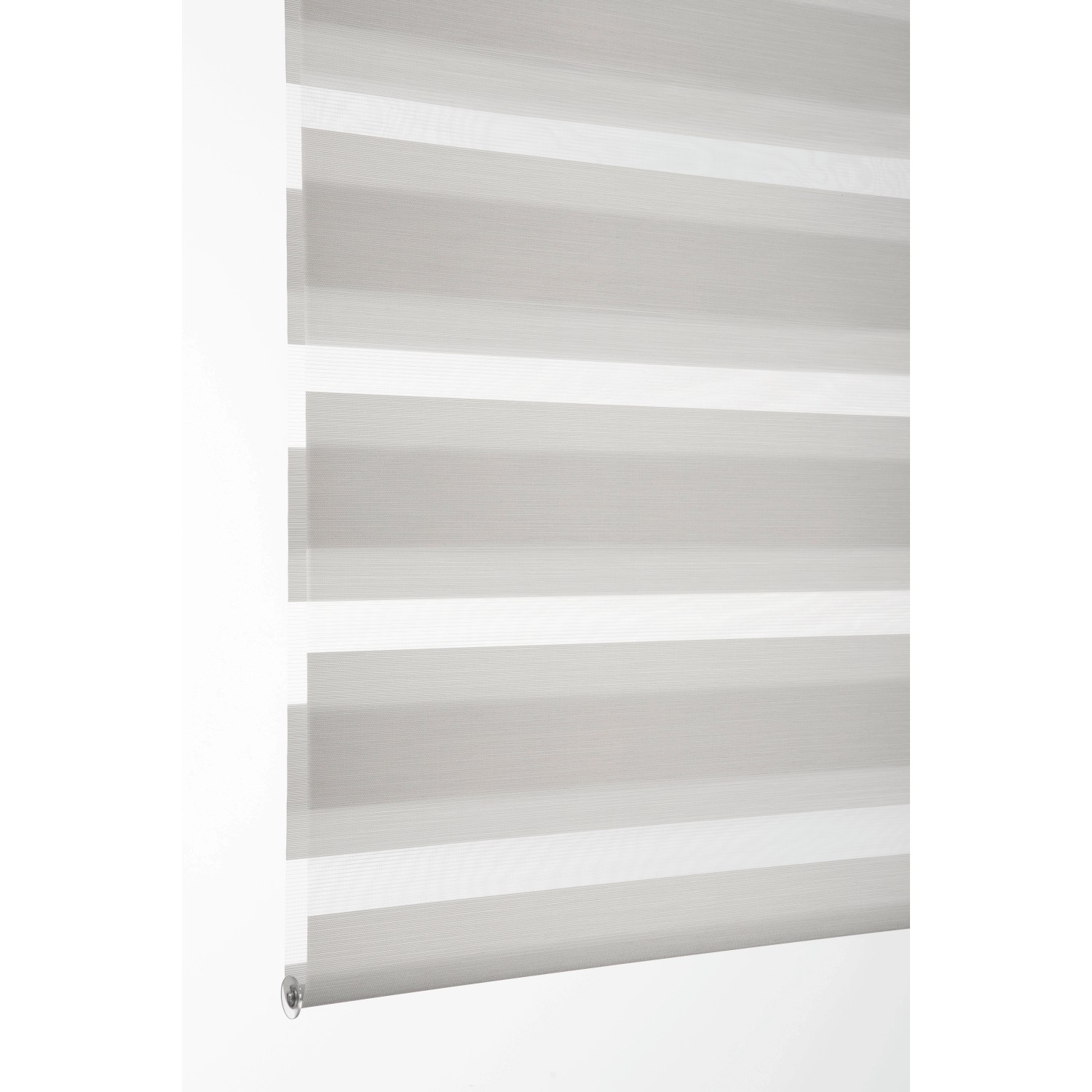 Schöner Wohnen Doppelrollo Tilda, 45x150 cm, hellbeige. Strukturstoff für variable Lichtdosierung.