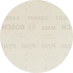 Bosch Expert M480 Netzschleifblatt Ø 225 mm, K240, 5 Stück für Exzenterschleifer.