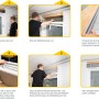 Anleitung: Schellenberg Rollladenkasten-Dämmung Montage in 6 Schritten. Dämmstoffzubehör für Rollladen.