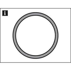 Gardinenstange Europa, Ø 19mm, Silber-Antik, 240cm, aus Metall.