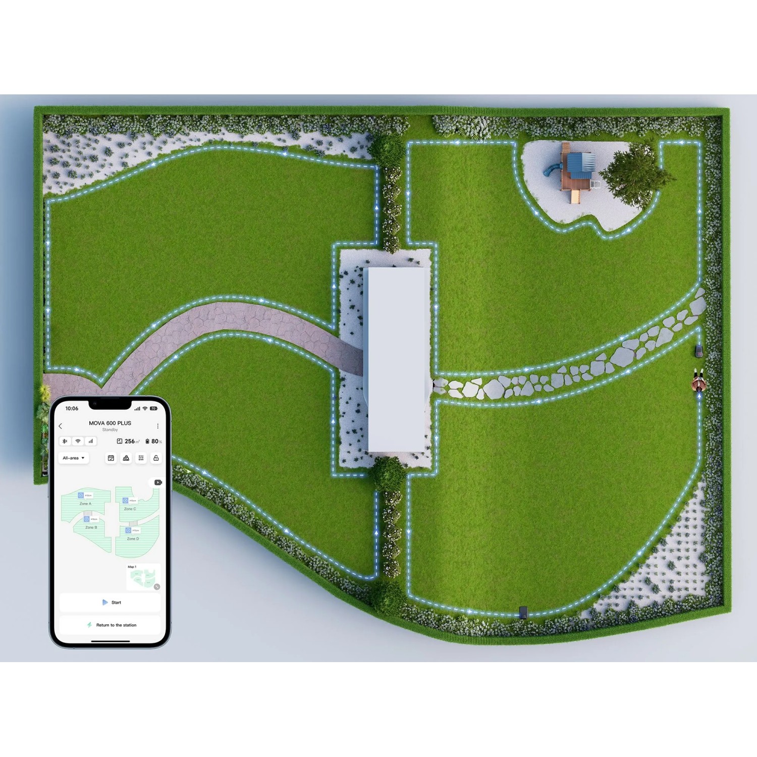 Mova Mähroboter 600 Plus Schwarz_9