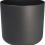 Anthrazitfarbener, runder Elho Blumentopf B.For Soft (Ø 34,5 cm) für den Innenbereich.