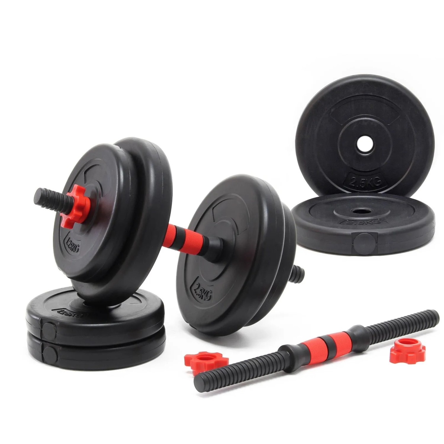 Luxtri Kurzhantelset 15 Kg Hantelscheiben Zement Hantelset Training Gewichte