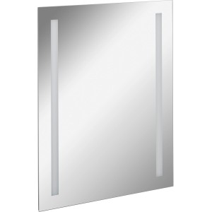 Fackelmann Spiegelelement Linear, 60 cm, mit LED-Beleuchtung für Badezimmer.
