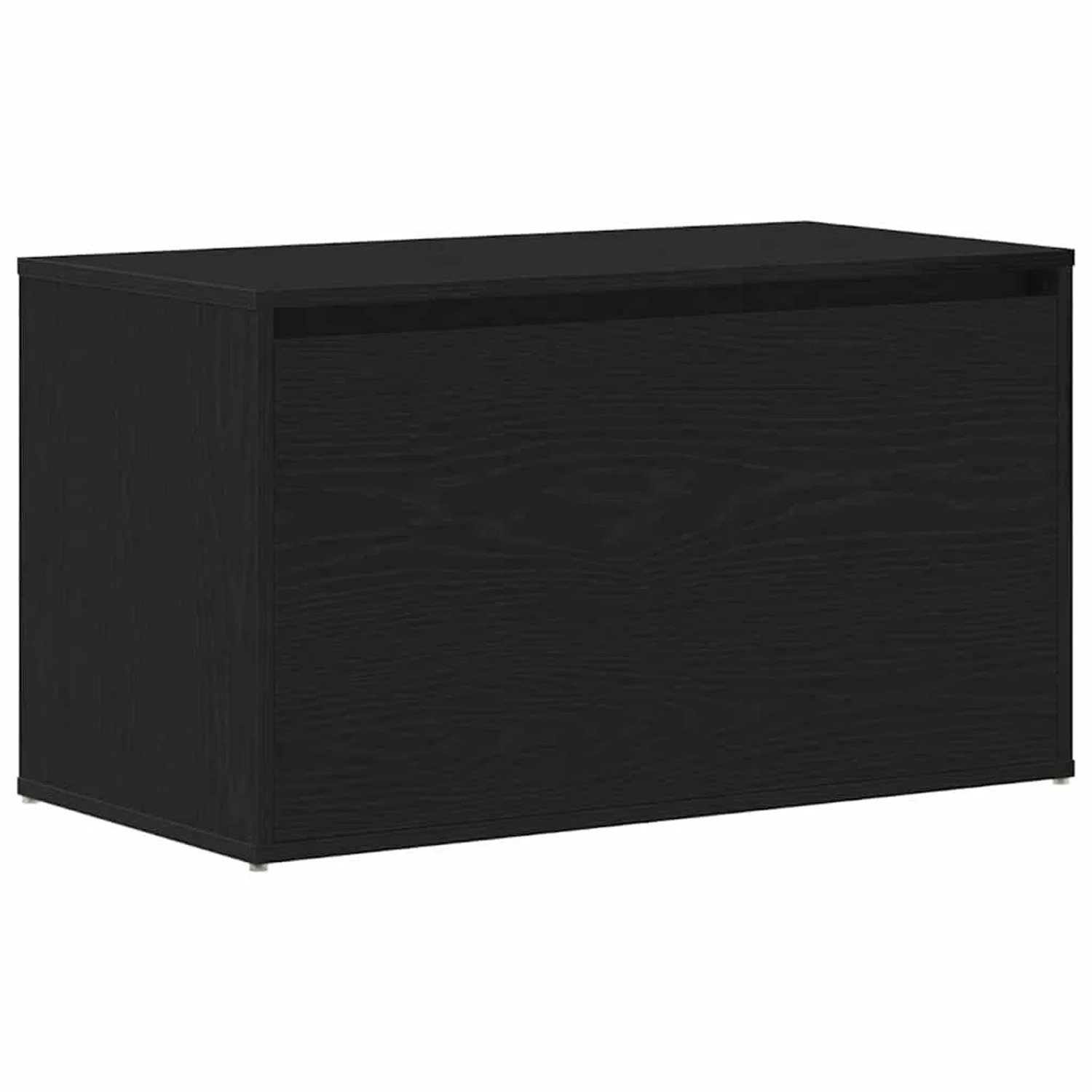 vidaXL Flurbank Schwarz Eichen-Optik 80 x 40 x 45 cm Holzwerkstoff 862701
