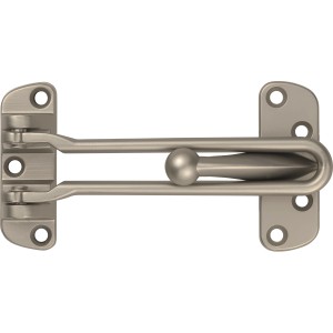 Abus Sperrbügel SPN110-21 Nickel mit Unterlage für Tür-Anwesenheitsschutz.