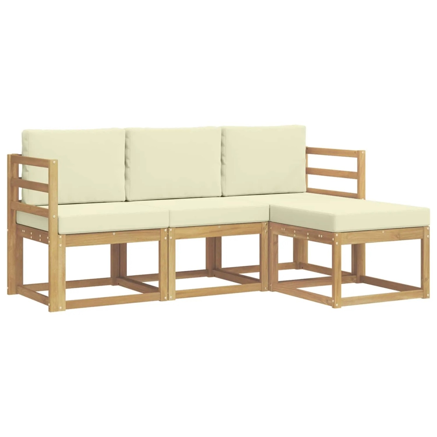 vidaXL Outdoor-Sofagarnitur 4-Tlg 3387439