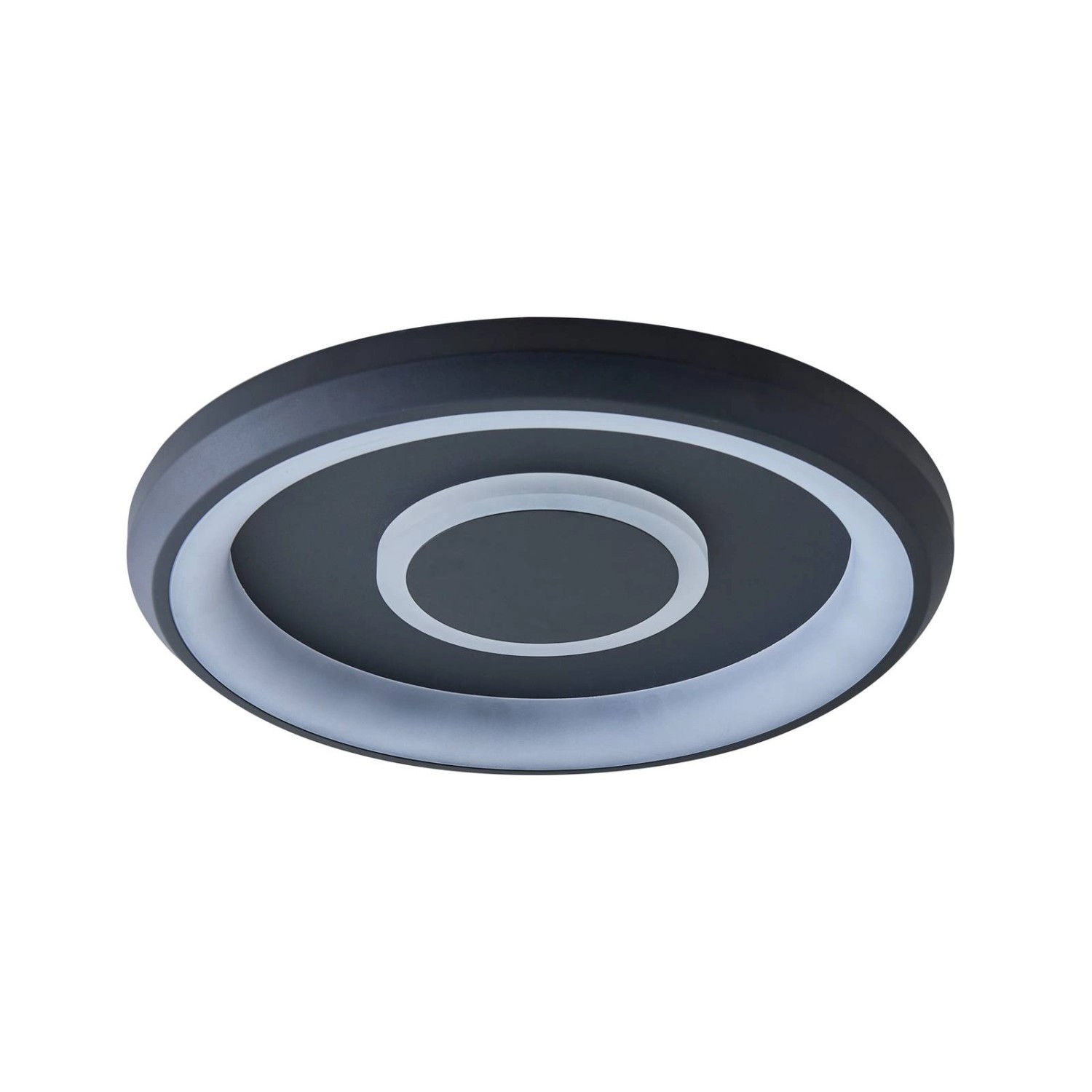 Thumbnail - Lindby LED Smart Home Deckenlampe Lynden 10013314 Dimmbar in Schwarz 1-flammig Wohnzimmerleuchte