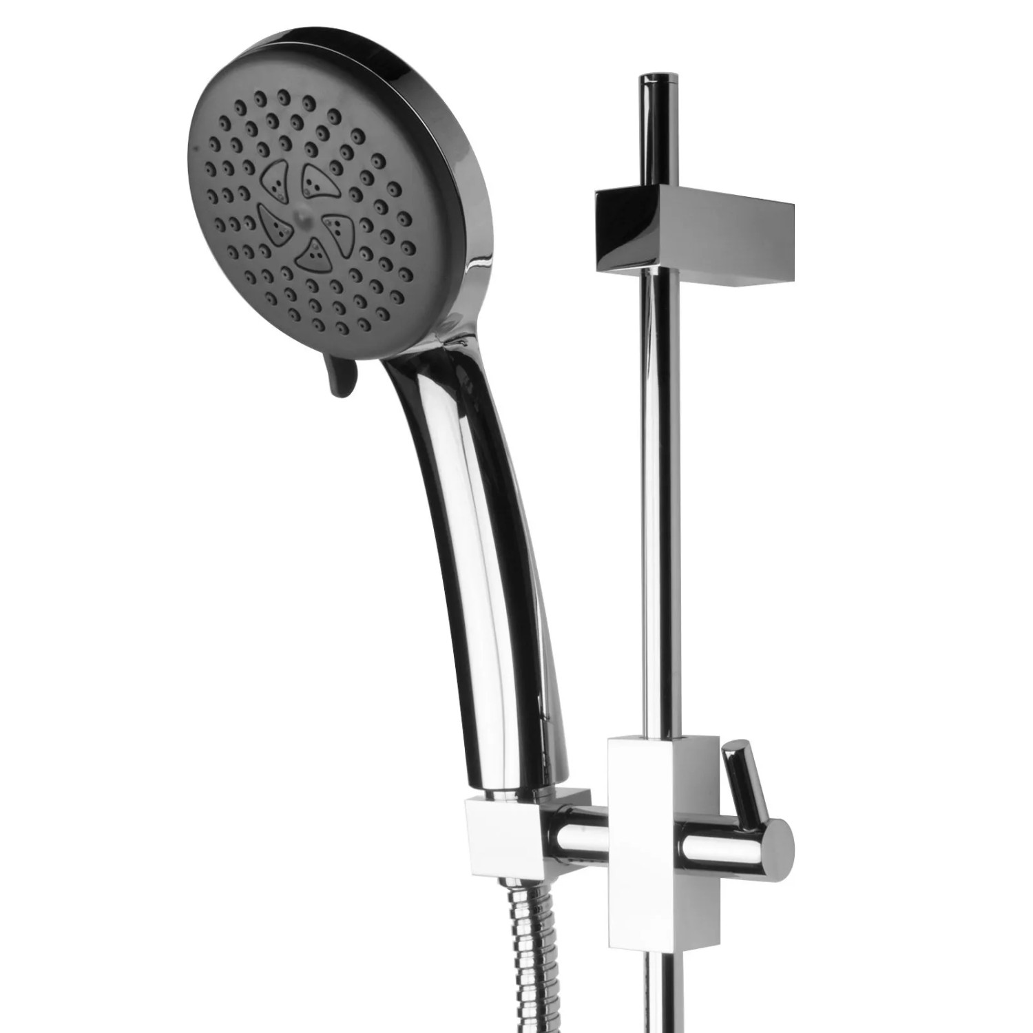PaulGurkes Brausestange Set mit Handbrause und Schlauch