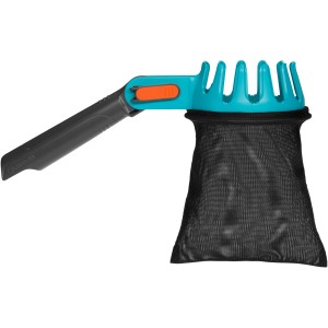 Gardena combisystem Obstpflücker mit Fangbeutel und Zinken zum einfachen Ernten von Obst.