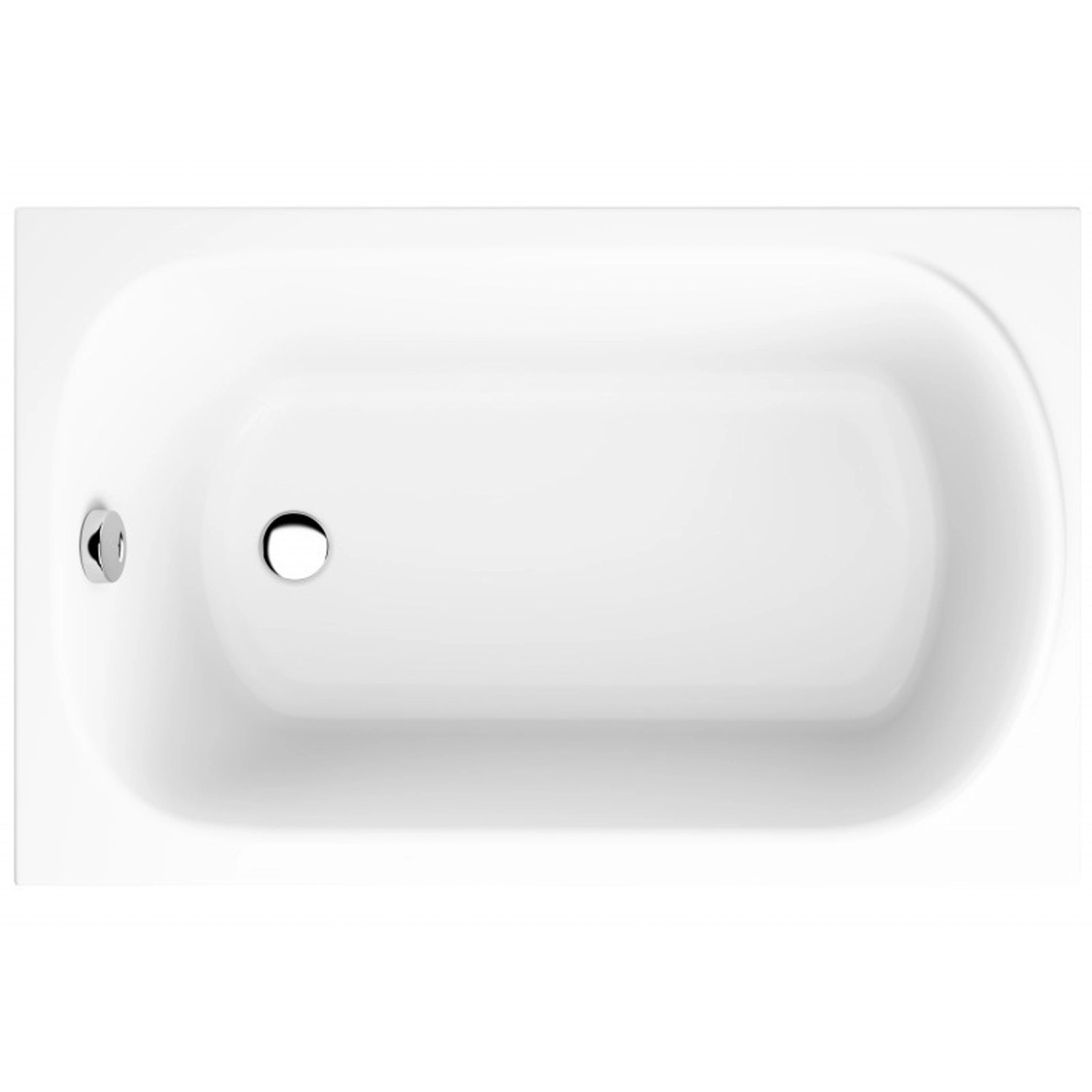 Bad Land Badewanne Rechteck MINI 100x65 Ablauf Füße