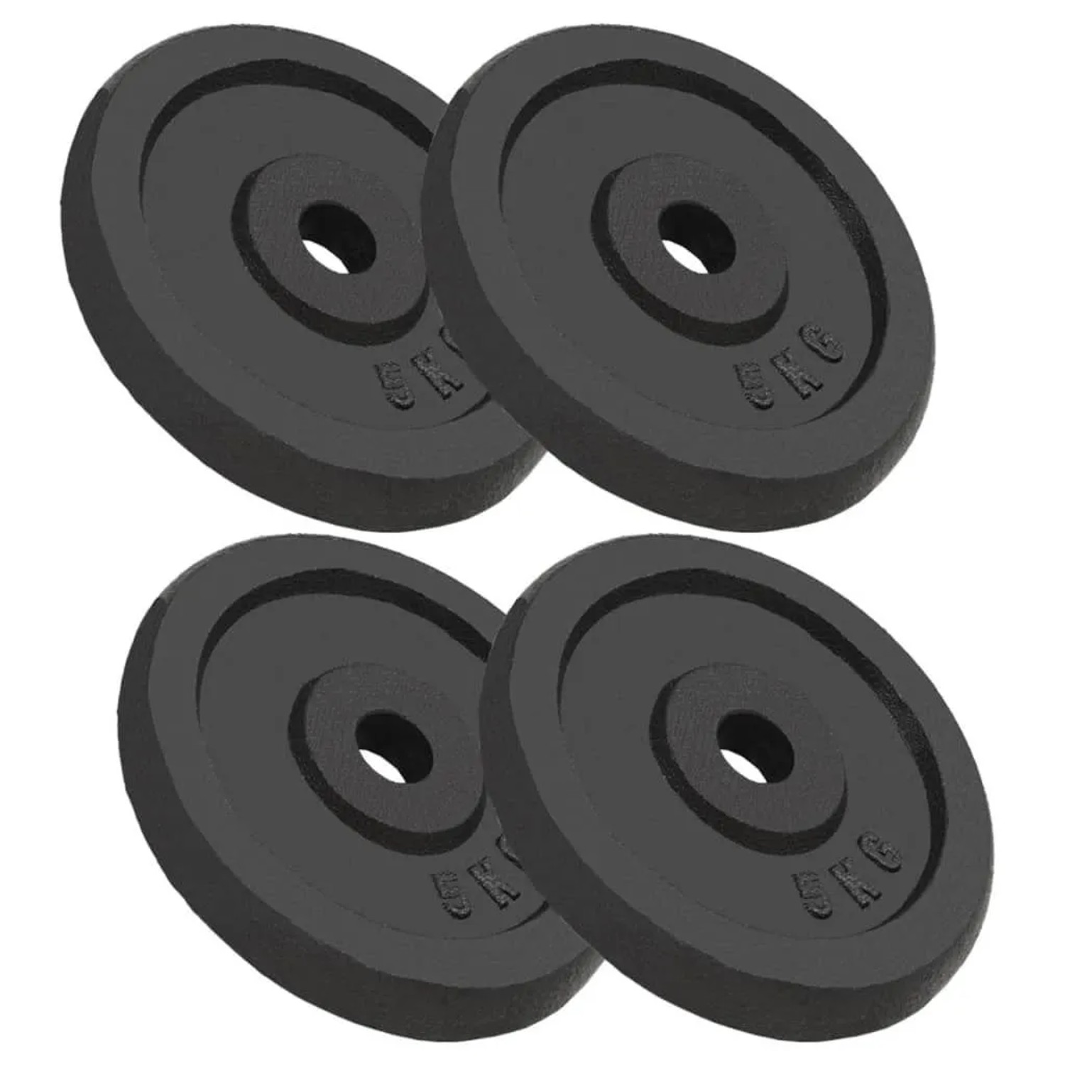 vidaXL Hantelscheiben 4 Stk 4x5 kg Gusseisen 91392