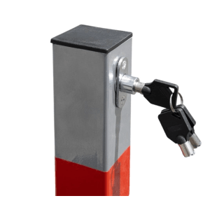 Tech-Craft Parkpfosten, klappbar, mit Schlüssel zur Absperrung von Parkplätzen.