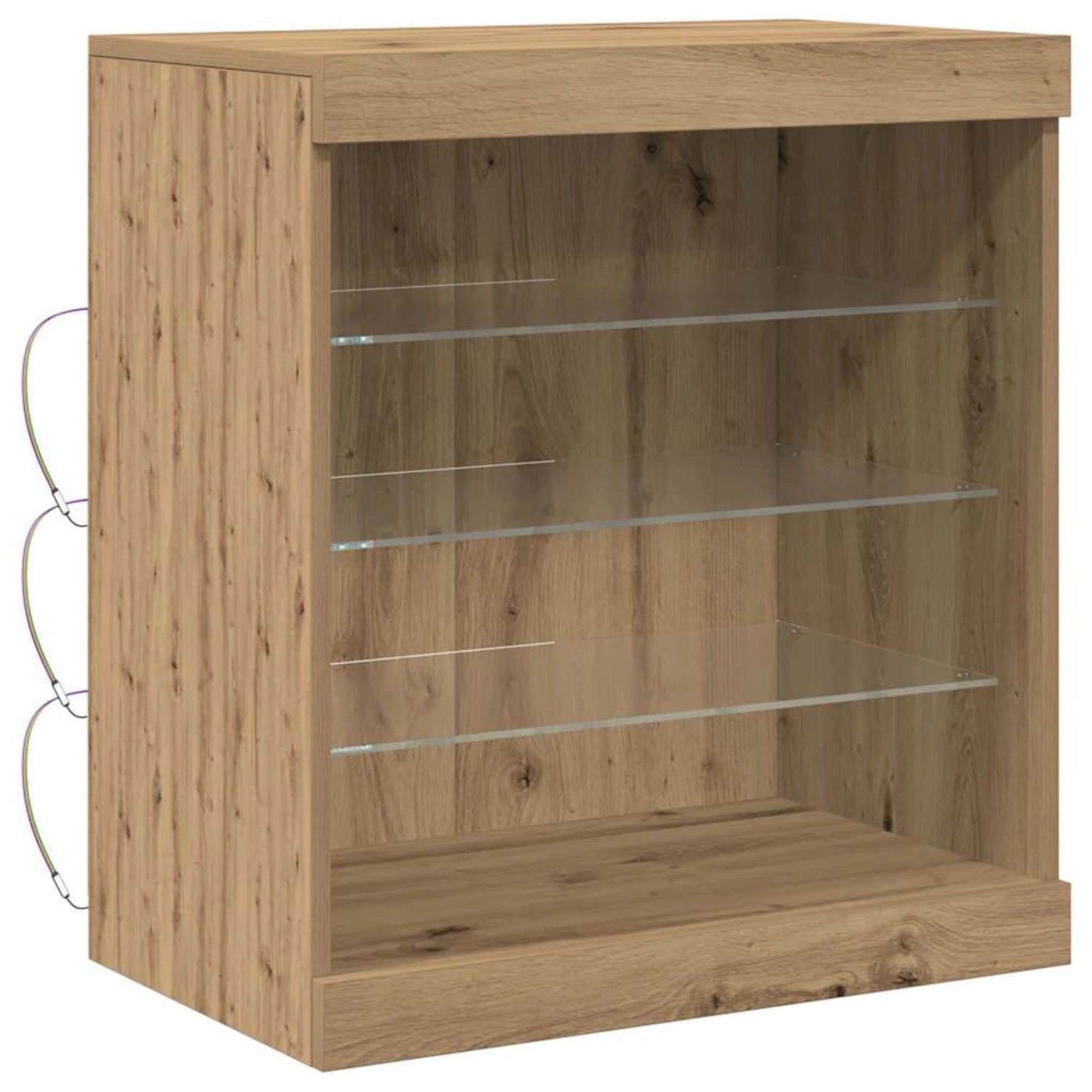 vidaXL Sideboard Eiche Handwerklich 60,5 x 37 x 67 cm Holzwerkstoff 863043 günstig online kaufen