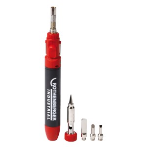 Rothenberger Industrial Micropen-Set: Gaslötkolben mit verschiedenen Aufsätzen.