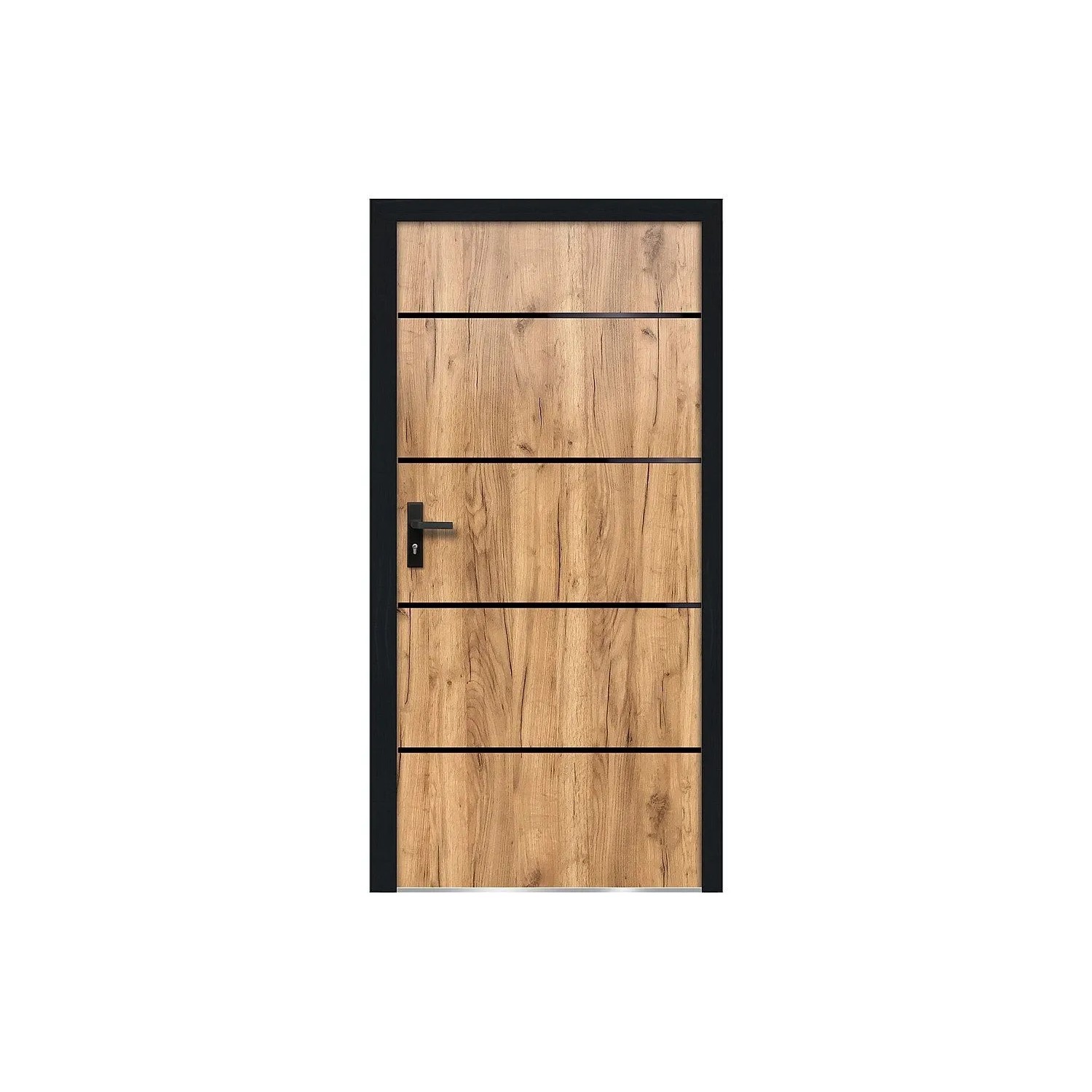 Vente-unique Haustür Naxara Naturfarben Hell 97.5 cm
