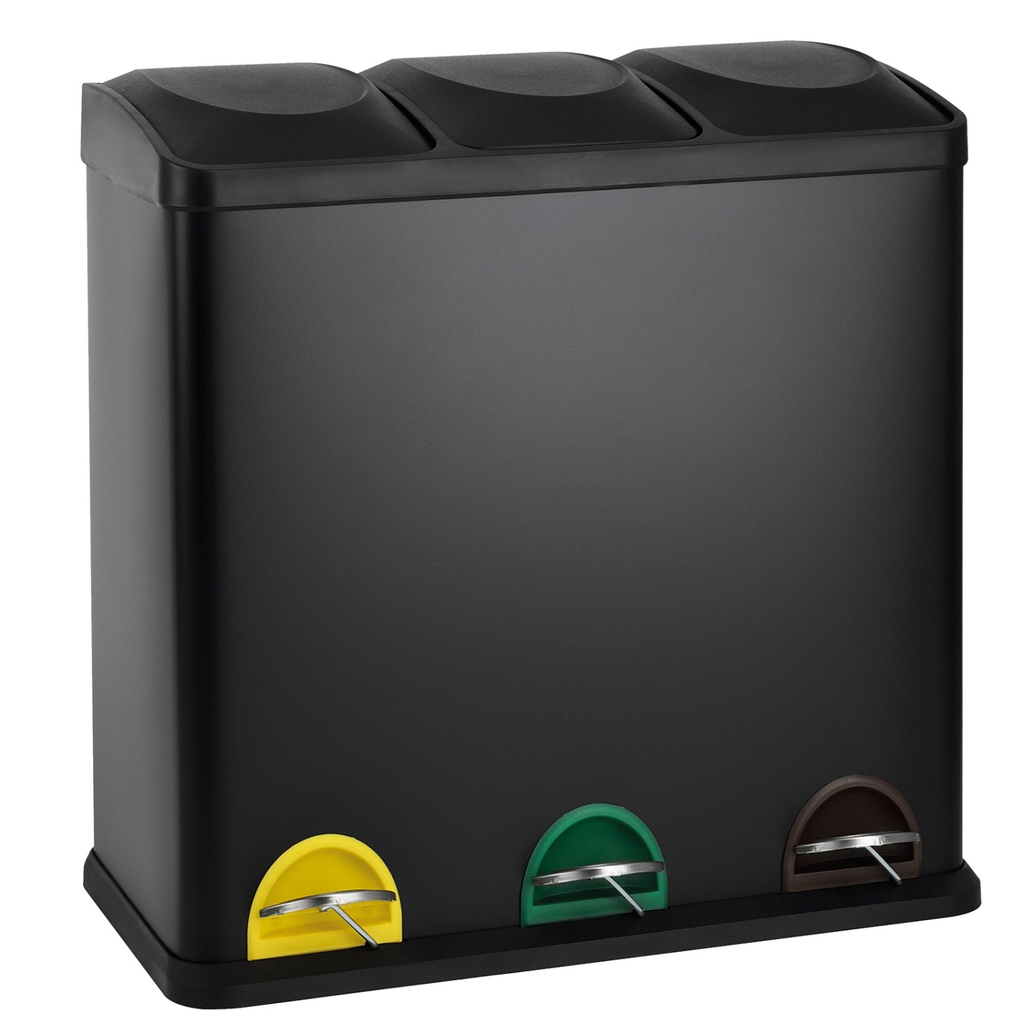 Svita TC3X20 Mülleimer 60L 3x20 Liter Treteimer Mülltrennung Abfalleimer Sc günstig online kaufen