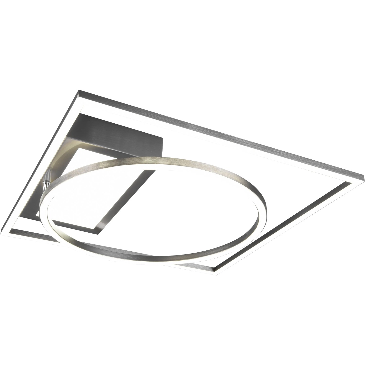 LED Deckenleuchte Downey in Nickel-matt 33W 4600lm