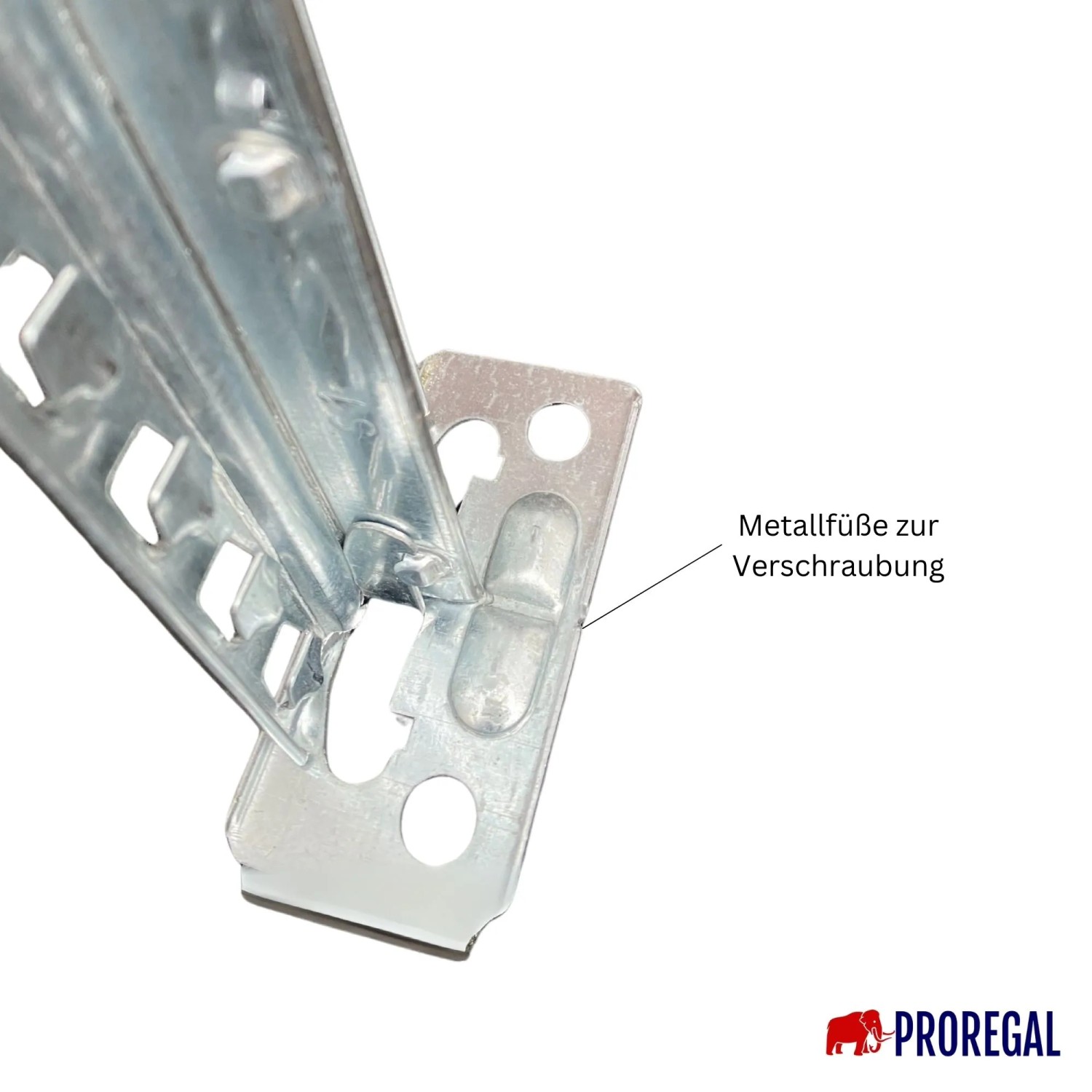 PROREGAL Fachbodenregal Proximo  250 x 90 x 60 cm 7 Ebenen Beidseitig Verzinkt