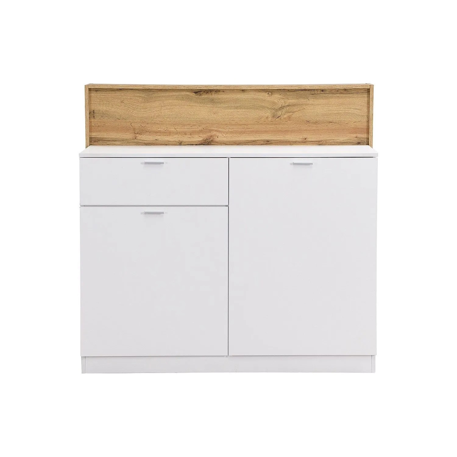 Vente-unique Barmöbel Lamonia Naturfarben Hell  Weiß 120 cm