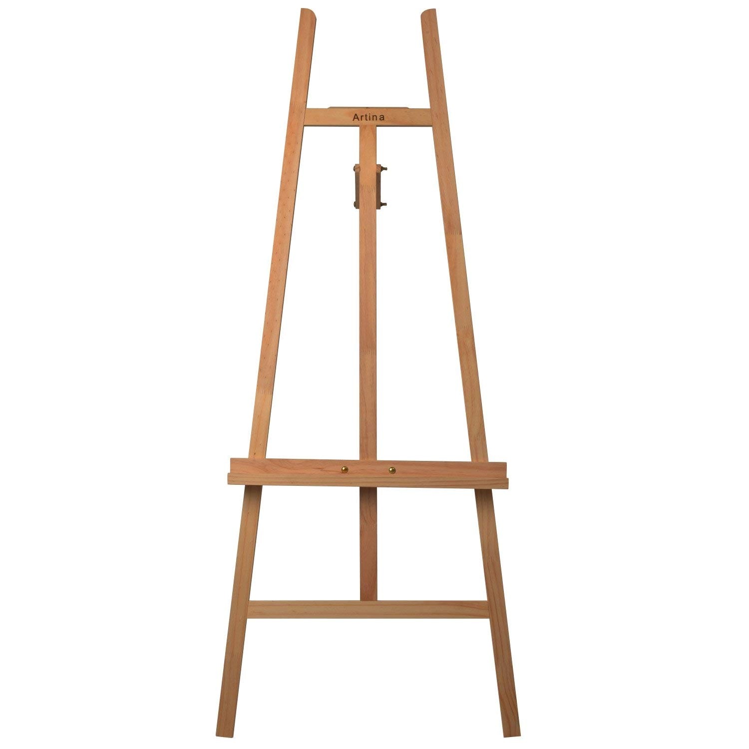Artina Sevilla Staffelei aus Buchenholz, Dreifuß-Akademiestaffelei für Leinwände bis 120cm Höhe.