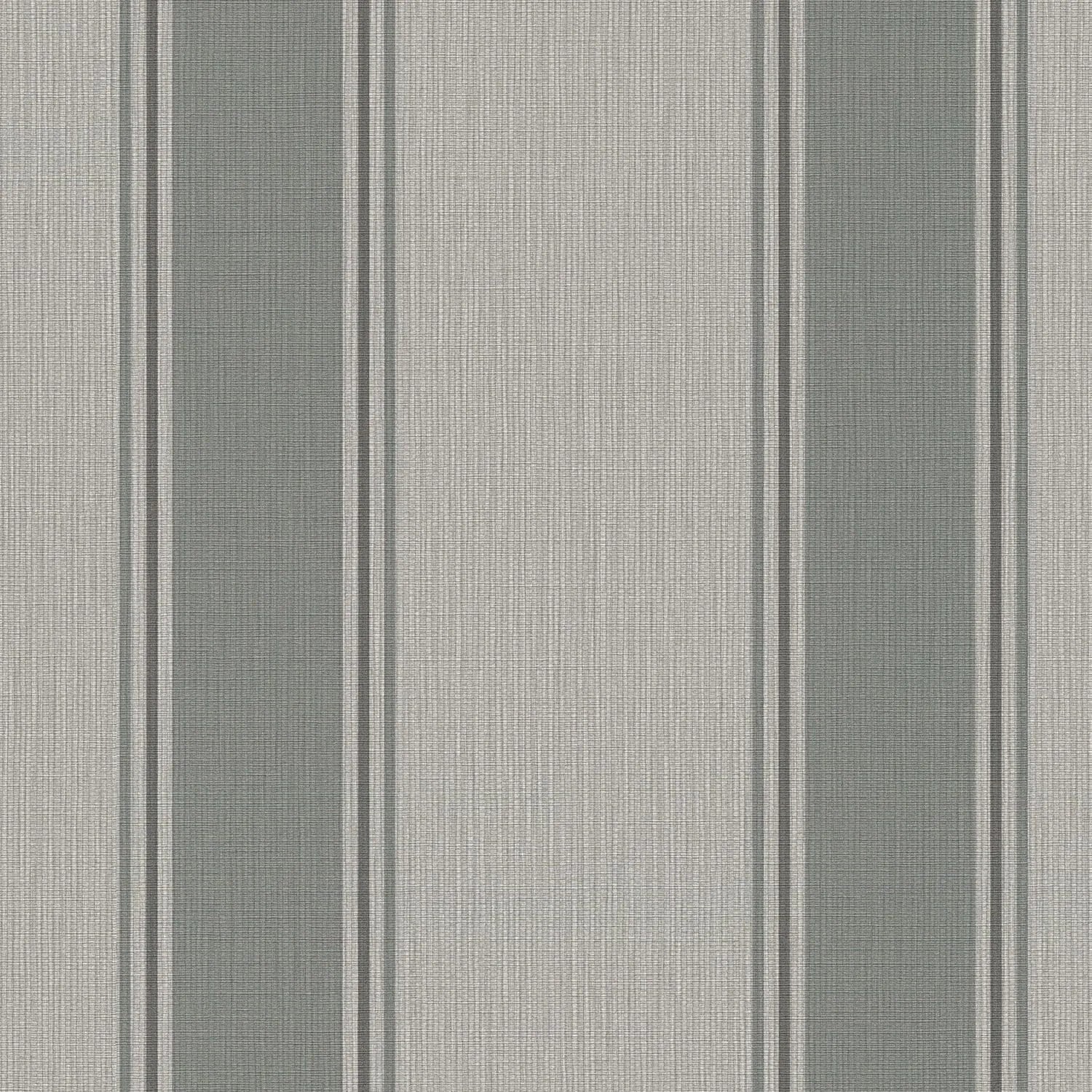 PROFHOME 399833-GU Streifen Tapete Matt Grau Maus-Grau Umbra-Grau 0,53 m x 10,05 m 5,33 m2