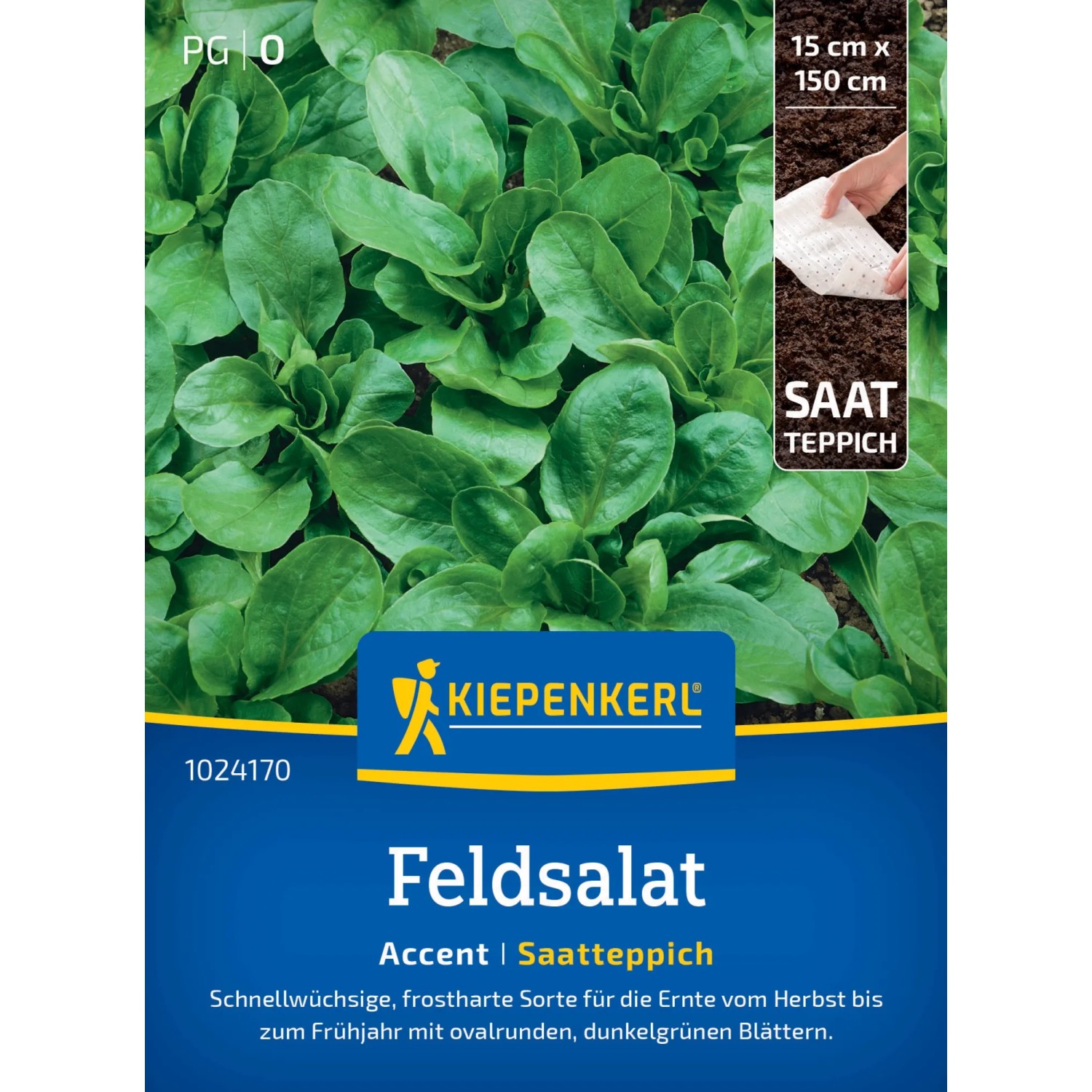 Kiepenkerl Saatgut Feldsalat Accent, Saatteppich