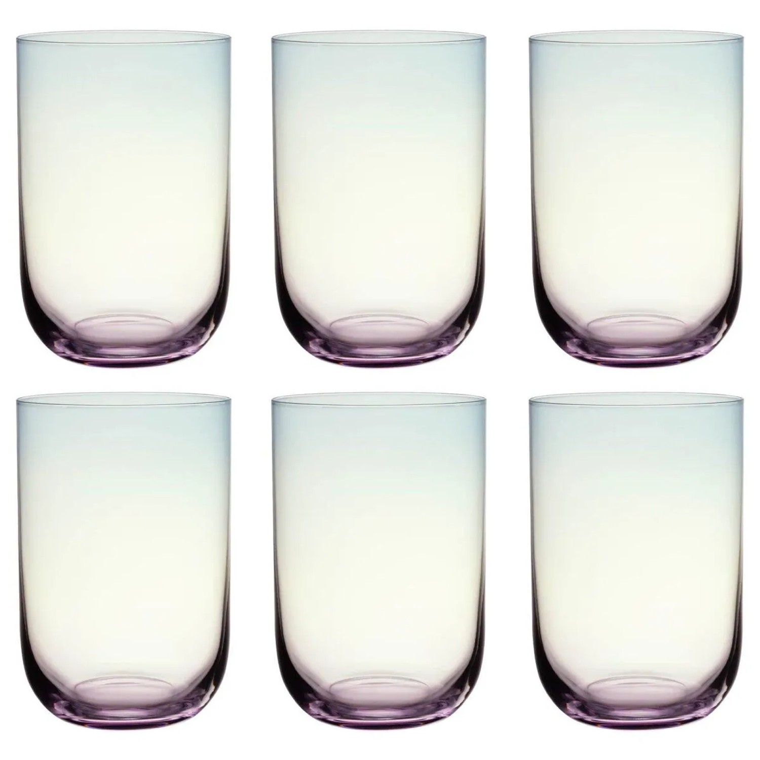 like. by Villeroy & Boch Like Glass Longdrinkbecher 385 ml 6er Set Pearl