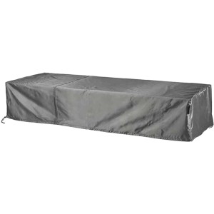 Aerocover Schutzhülle für Lounge-Liege, anthrazit, 40x75x210cm. Atmungsaktive Gartenmöbel Abdeckung.